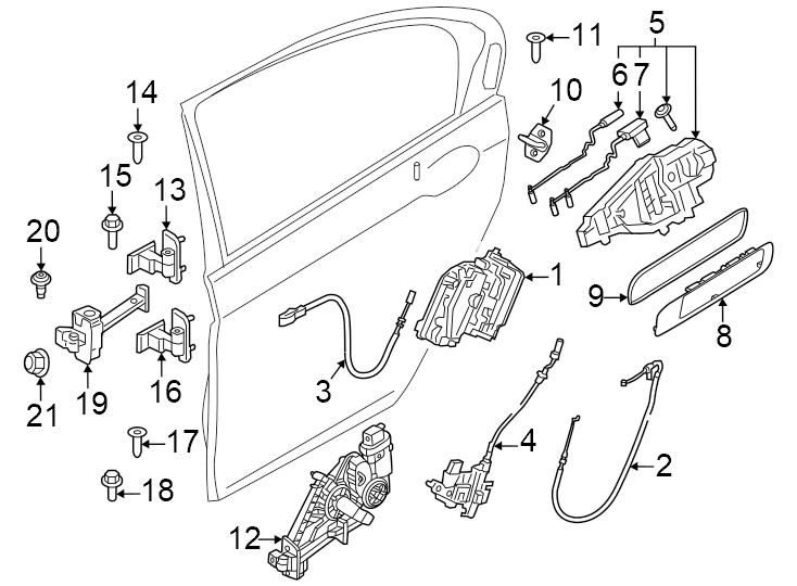 16Rear door. Rear suspension. Lock & hardware.https://images.simplepart.com/images/parts/motor/fullsize/1963580.png