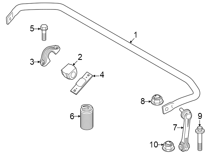 6Rear suspension. Stabilizer bar & components.https://images.simplepart.com/images/parts/motor/fullsize/1963640.png