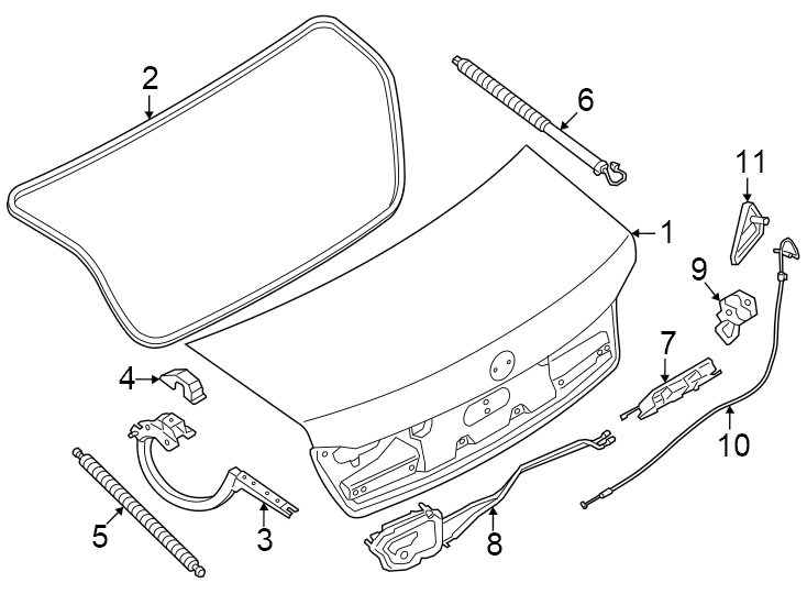 8Trunk lid. Lid & components.https://images.simplepart.com/images/parts/motor/fullsize/1963690.png