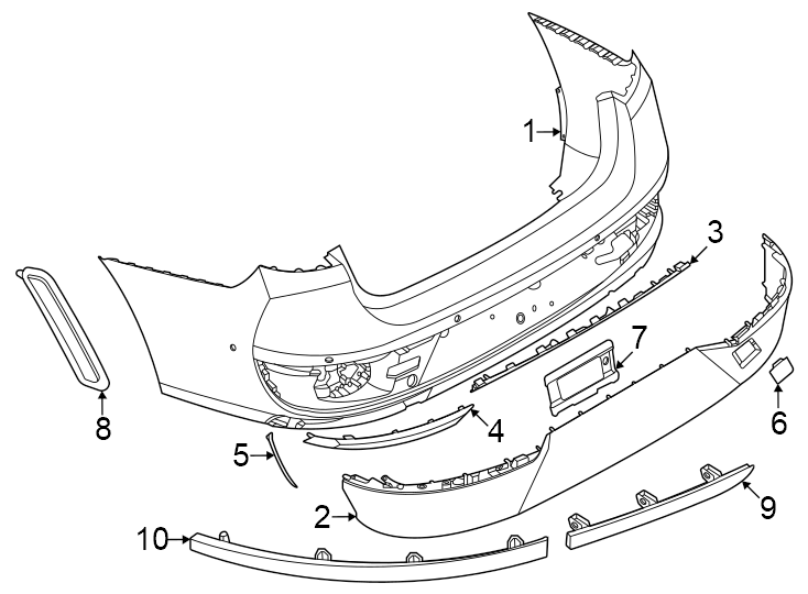 9Rear bumper. Bumper & components.https://images.simplepart.com/images/parts/motor/fullsize/1963720.png