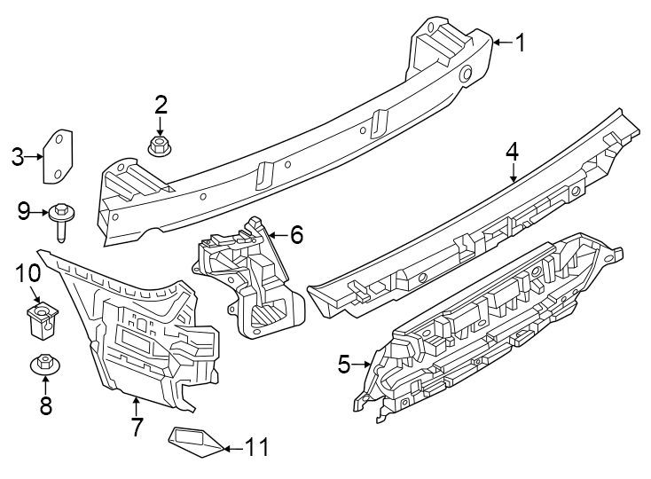 6Rear bumper. Bumper & components.https://images.simplepart.com/images/parts/motor/fullsize/1963725.png