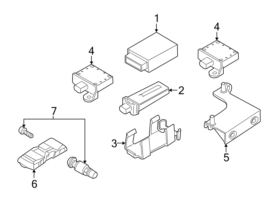 6TIRE PRESSURE MONITOR COMPONENTS.https://images.simplepart.com/images/parts/motor/fullsize/1965235.png