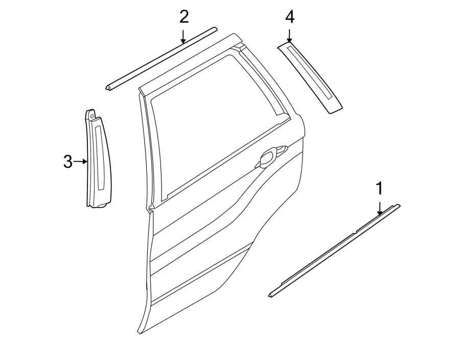 3REAR DOOR. EXTERIOR TRIM.https://images.simplepart.com/images/parts/motor/fullsize/1965615.png