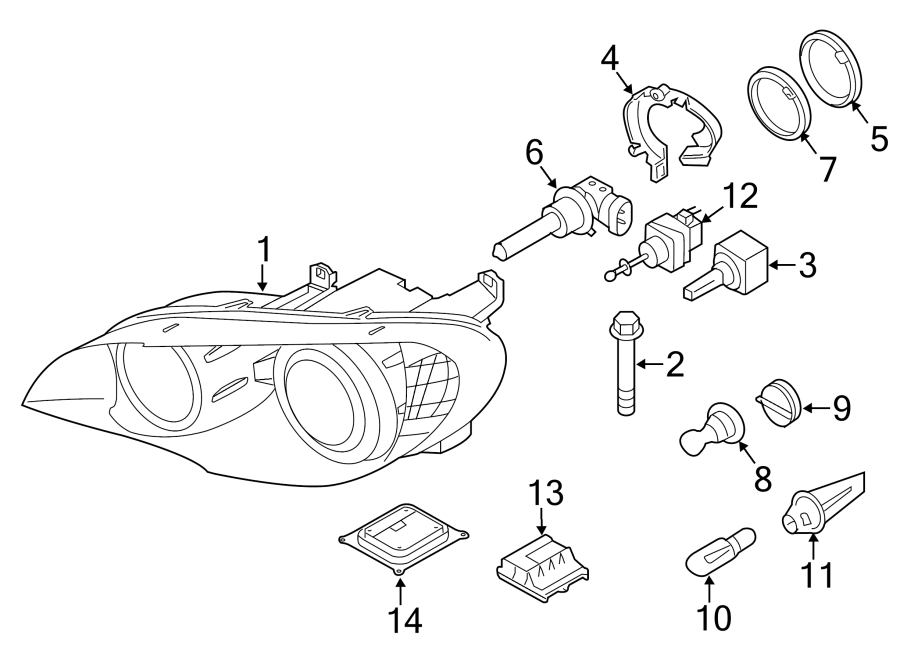 6FRONT LAMPS. HEADLAMP COMPONENTS.https://images.simplepart.com/images/parts/motor/fullsize/1966010.png