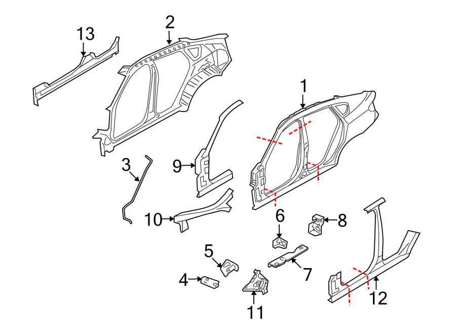 5PILLARS. ROCKER & FLOOR. CENTER PILLAR & ROCKER. HINGE PILLAR. UNISIDE.https://images.simplepart.com/images/parts/motor/fullsize/1966415.png