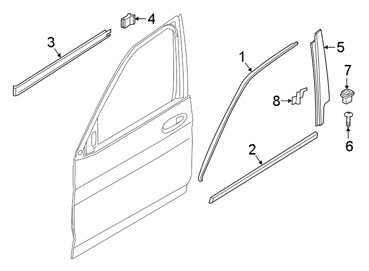 7FRONT DOOR. EXTERIOR TRIM.https://images.simplepart.com/images/parts/motor/fullsize/1967730.png