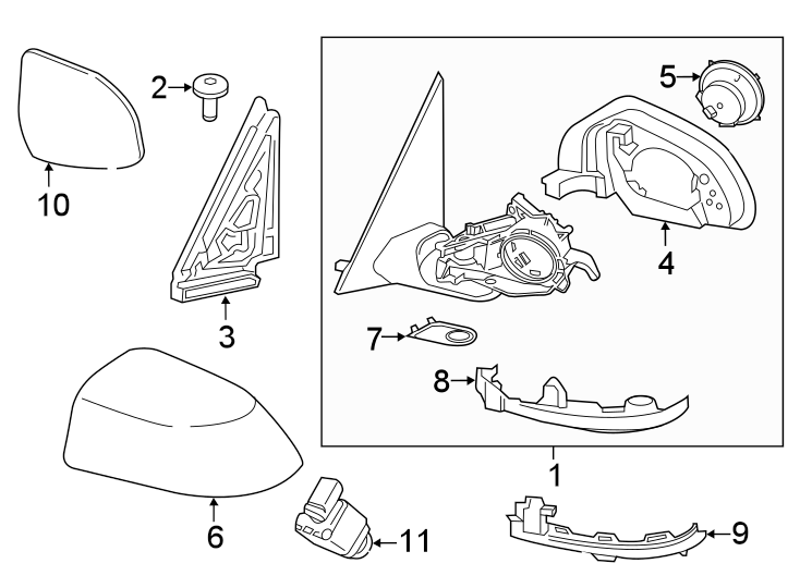 8Front door. Outside mirrors.https://images.simplepart.com/images/parts/motor/fullsize/1967736.png