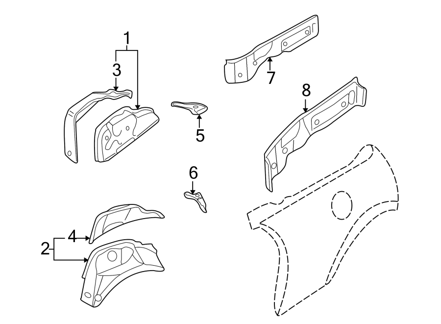 3QUARTER PANEL. INNER STRUCTURE.https://images.simplepart.com/images/parts/motor/fullsize/1970455.png