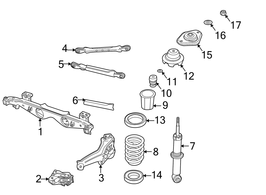 9Rear suspension. Suspension components.https://images.simplepart.com/images/parts/motor/fullsize/1970480.png