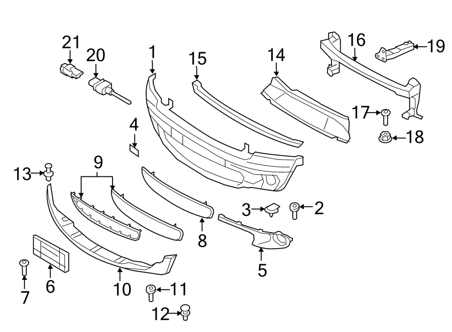 20FRONT BUMPER & GRILLE. BUMPER & COMPONENTS.https://images.simplepart.com/images/parts/motor/fullsize/1971010.png