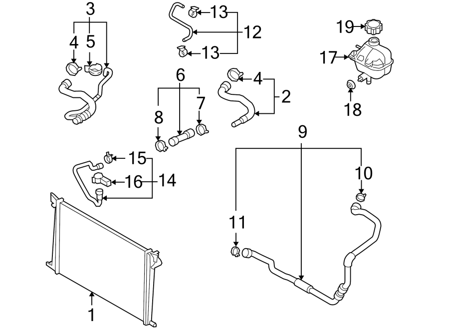 RADIATOR & COMPONENTS.