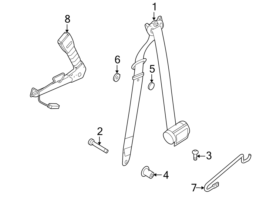 7RESTRAINT SYSTEMS. FRONT SEAT BELTS.https://images.simplepart.com/images/parts/motor/fullsize/1971505.png