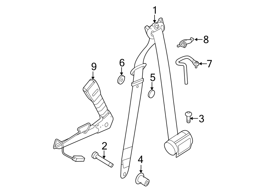 7RESTRAINT SYSTEMS. FRONT SEAT BELTS.https://images.simplepart.com/images/parts/motor/fullsize/1971507.png