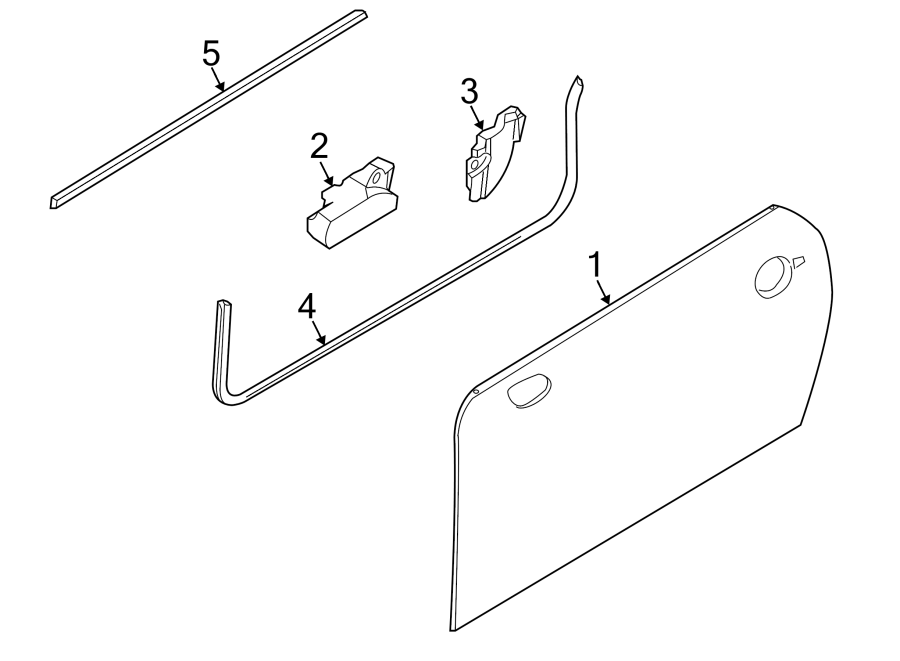 5Front door. Door & components. Glass.https://images.simplepart.com/images/parts/motor/fullsize/1971636.png