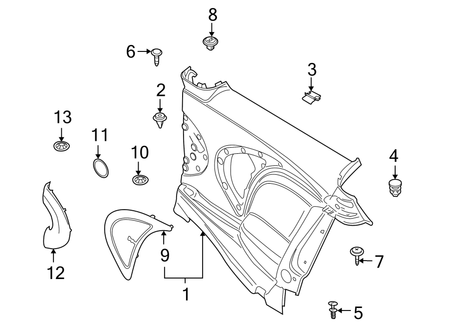 3Quarter panel. Interior trim.https://images.simplepart.com/images/parts/motor/fullsize/1971680.png