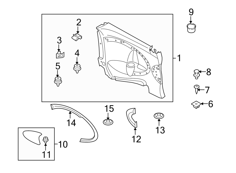 11Quarter panel. Interior trim.https://images.simplepart.com/images/parts/motor/fullsize/1971779.png