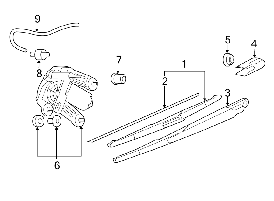 5Back door. Wiper & washer components.https://images.simplepart.com/images/parts/motor/fullsize/1971898.png