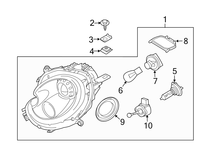 10FRONT LAMPS. HEADLAMP COMPONENTS.https://images.simplepart.com/images/parts/motor/fullsize/1972020.png