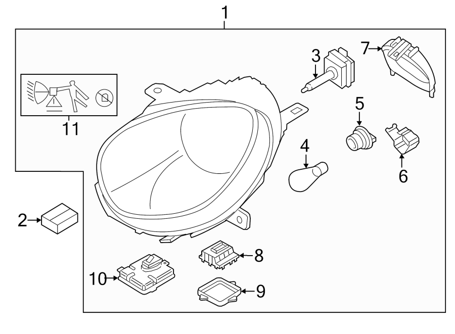 8FRONT LAMPS. HEADLAMP COMPONENTS.https://images.simplepart.com/images/parts/motor/fullsize/1972030.png