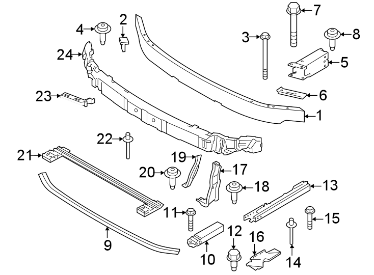 1Front bumper & grille. Bumper & components.https://images.simplepart.com/images/parts/motor/fullsize/1973011.png