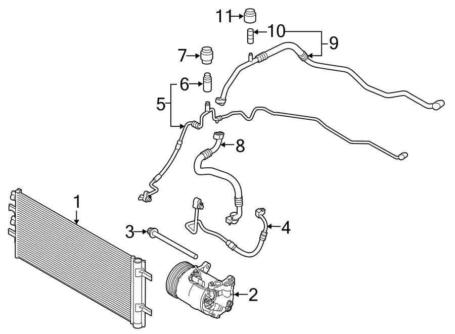 5AIR CONDITIONER & HEATER. COMPRESSOR & LINES. CONDENSER.https://images.simplepart.com/images/parts/motor/fullsize/1973100.png