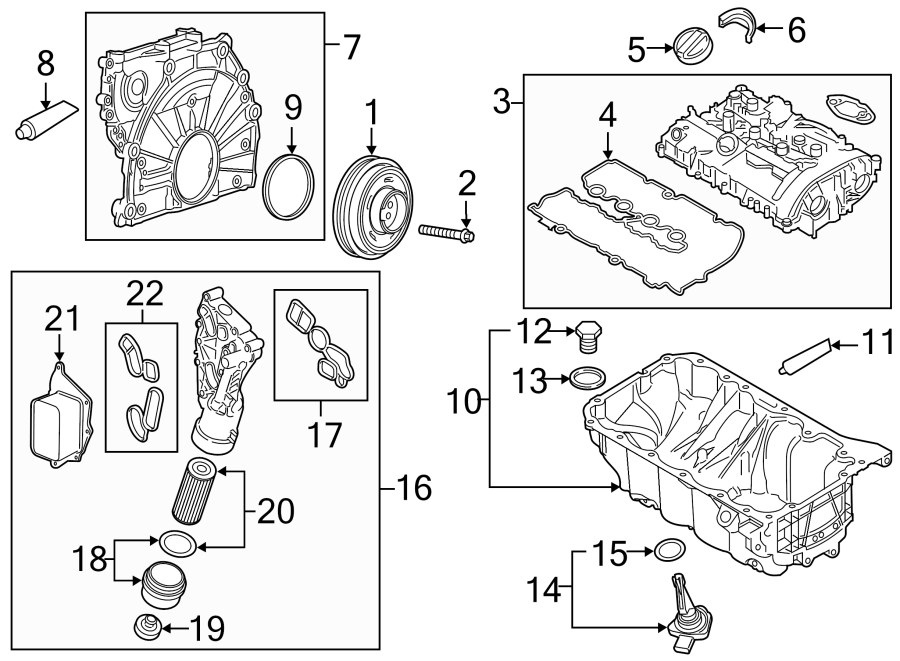 ENGINE / TRANSAXLE. ENGINE PARTS.