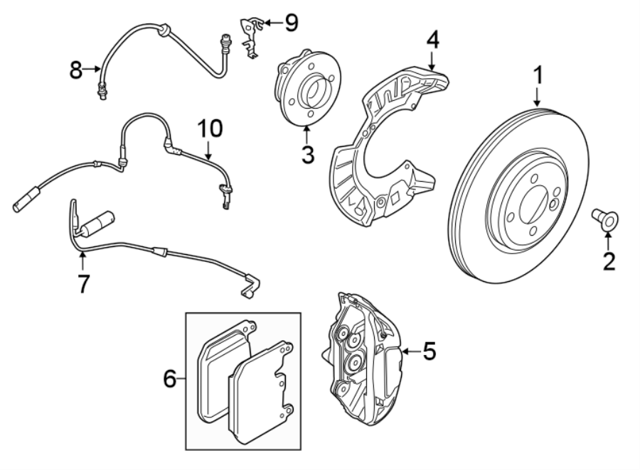 9FRONT SUSPENSION. BRAKE COMPONENTS.https://images.simplepart.com/images/parts/motor/fullsize/1973352.png