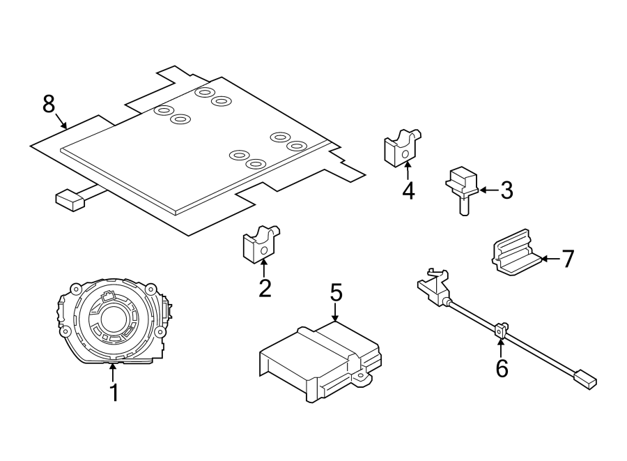 1RESTRAINT SYSTEMS. AIR BAG COMPONENTS.https://images.simplepart.com/images/parts/motor/fullsize/1973475.png