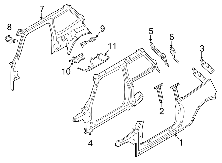 8PILLARS. ROCKER & FLOOR. UNISIDE.https://images.simplepart.com/images/parts/motor/fullsize/1973540.png