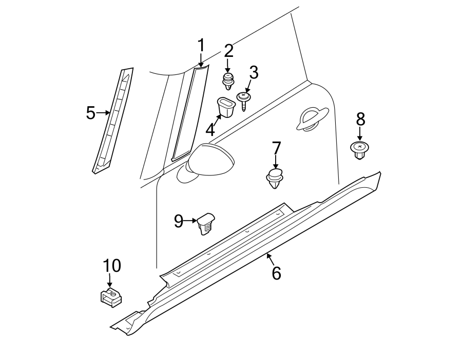 3PILLARS. ROCKER & FLOOR. EXTERIOR TRIM.https://images.simplepart.com/images/parts/motor/fullsize/1973560.png