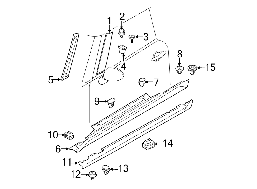 6PILLARS. ROCKER & FLOOR. EXTERIOR TRIM.https://images.simplepart.com/images/parts/motor/fullsize/1973562.png