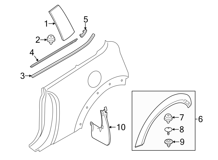 9QUARTER PANEL. EXTERIOR TRIM.https://images.simplepart.com/images/parts/motor/fullsize/1973610.png