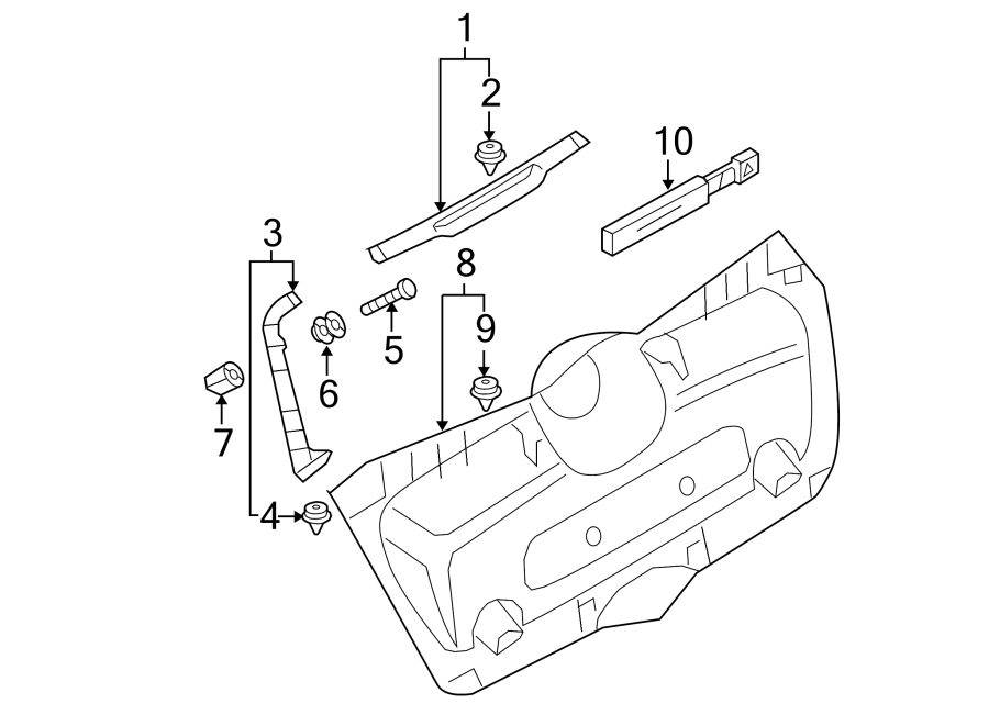 5Lift gate. Interior trim.https://images.simplepart.com/images/parts/motor/fullsize/1973715.png