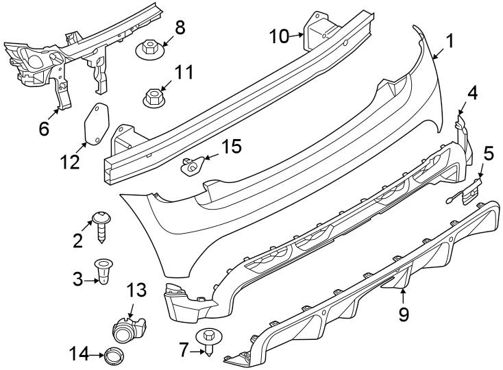 2Rear bumper. Bumper & components.https://images.simplepart.com/images/parts/motor/fullsize/1973761.png