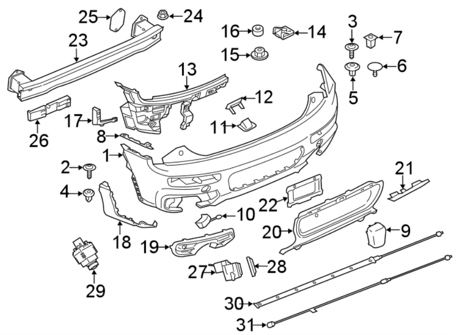 28REAR BUMPER. BUMPER & COMPONENTS.https://images.simplepart.com/images/parts/motor/fullsize/1973767.png