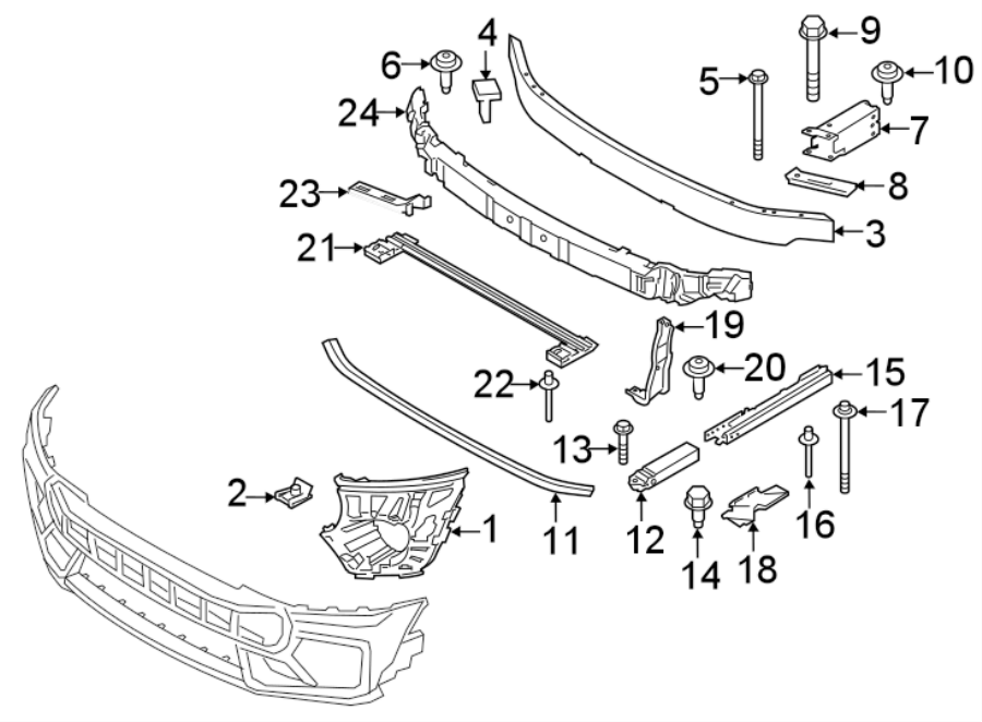 9FRONT BUMPER & GRILLE. BUMPER & COMPONENTS.https://images.simplepart.com/images/parts/motor/fullsize/1973807.png