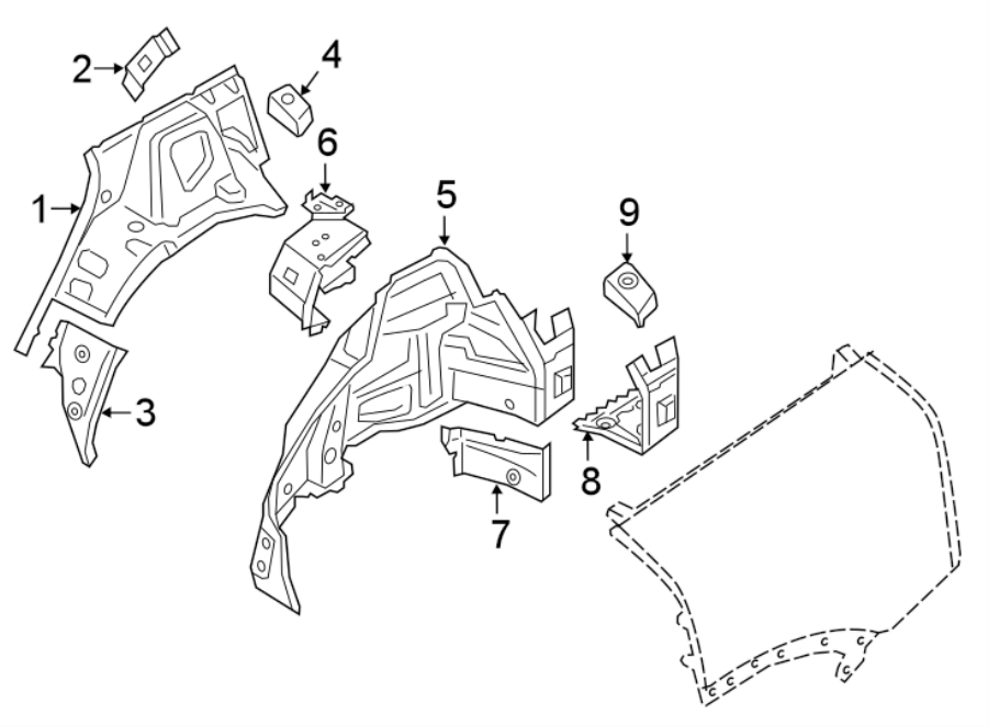 7QUARTER PANEL. INNER STRUCTURE.https://images.simplepart.com/images/parts/motor/fullsize/1973904.png