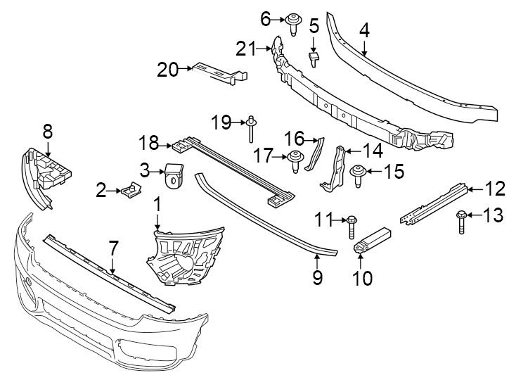 10Front bumper & grille. Bumper & components.https://images.simplepart.com/images/parts/motor/fullsize/1974010.png