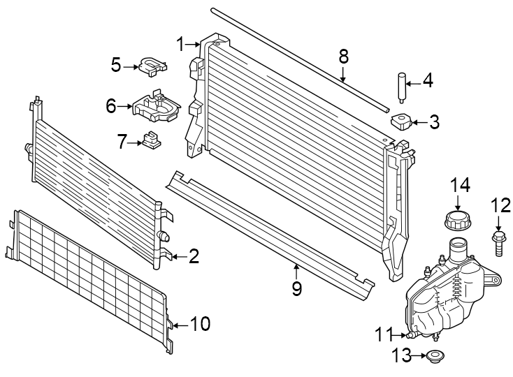 12Radiator & components.https://images.simplepart.com/images/parts/motor/fullsize/1974065.png