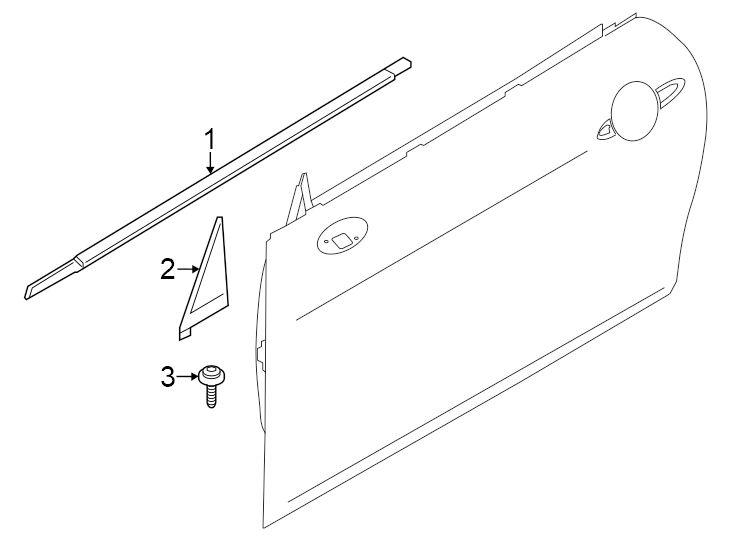 1Door. Exterior trim.https://images.simplepart.com/images/parts/motor/fullsize/1974455.png