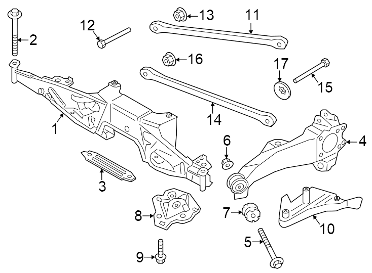 2Rear suspension. Suspension components.https://images.simplepart.com/images/parts/motor/fullsize/1974510.png