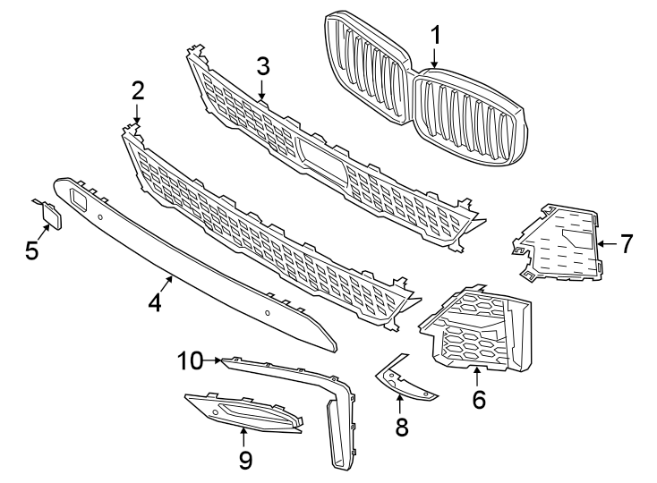 2FRONT BUMPER & GRILLE. GRILLE & COMPONENTS.https://images.simplepart.com/images/parts/motor/fullsize/1975025.png