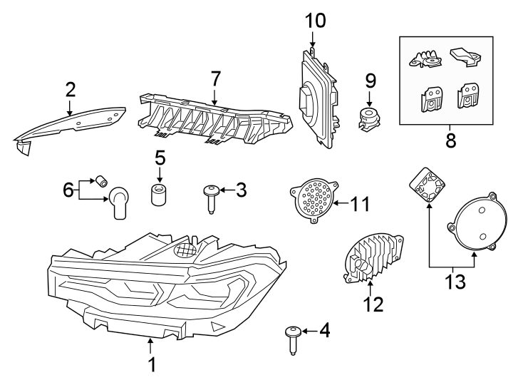 6FRONT LAMPS. HEADLAMP COMPONENTS.https://images.simplepart.com/images/parts/motor/fullsize/1975035.png