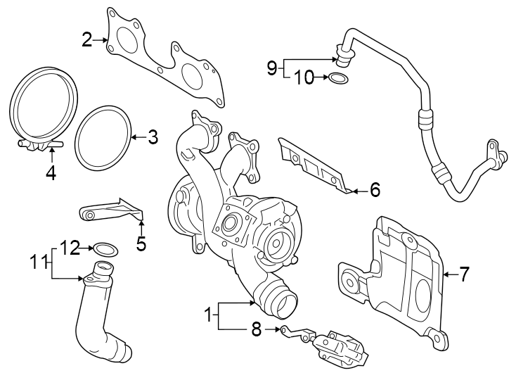 Turbocharger & components.