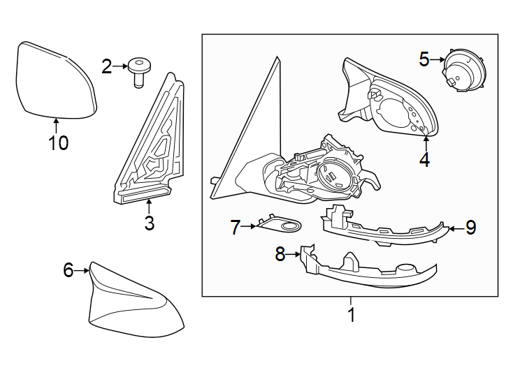 9Front door. Outside mirrors.https://images.simplepart.com/images/parts/motor/fullsize/1975557.png