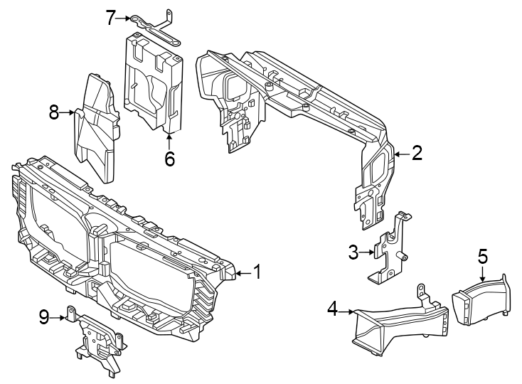 5Radiator support. Air intake.https://images.simplepart.com/images/parts/motor/fullsize/1976060.png