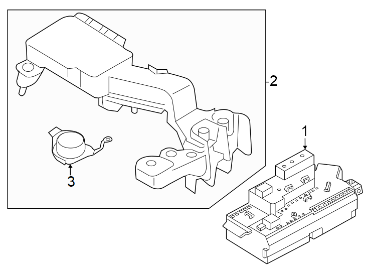 1Front. Power distribution box.https://images.simplepart.com/images/parts/motor/fullsize/1976245.png