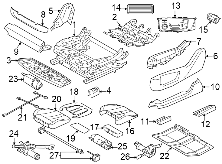 17Angle adjust. Deep lagoon. Front. Height adjust. Inner. Longitudinal adjust. Lower. Outer. Rear. Seat cushion components. Upper.https://images.simplepart.com/images/parts/motor/fullsize/1976545.png