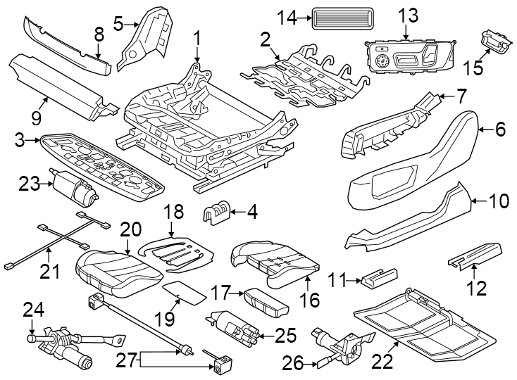 22Angle adjust. Deep lagoon. Front. Height adjust. Inner. Longitudinal adjust. Lower. Outer. Rear. Seat cushion components. Upper.https://images.simplepart.com/images/parts/motor/fullsize/1976550.png