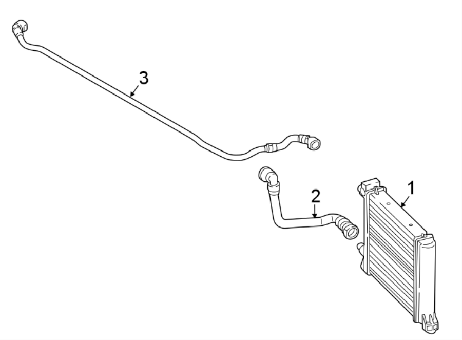 W/O auxiliary radiator. W/O M model.